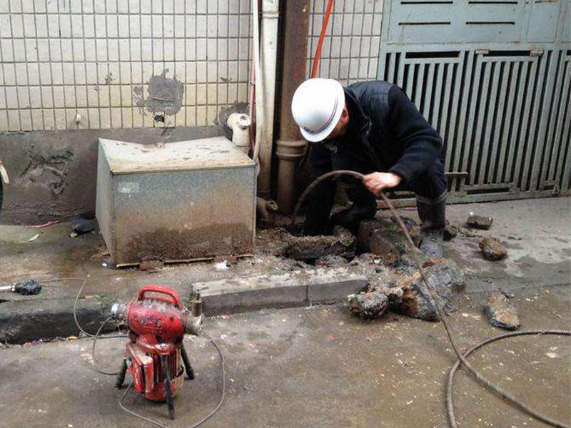 白沙疏通下水道-洗菜池疏通